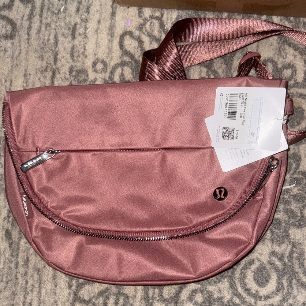 Lululemon All night festival Rose Crossbody Bag